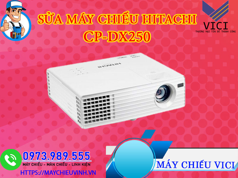 sửa máy chiếu hitachi cp-dx250